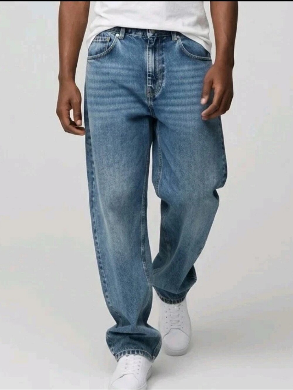 Southpole Jeans 32 Blue Denim Wide Barrel Leg Relaxed Baggy Streetwear Skater